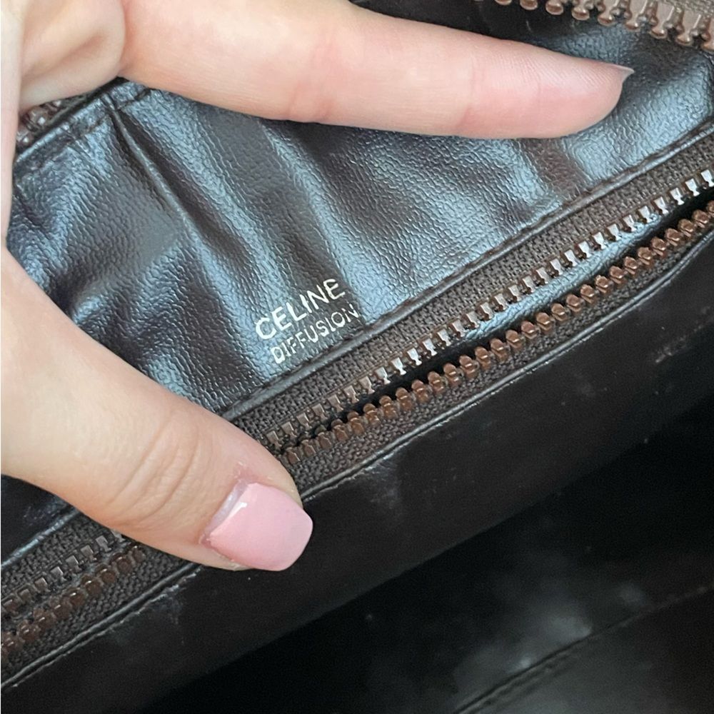 CELINE Vintage Carriage Monogram Boston Duffle Travel Bag Y2K - Picture 13 of 13